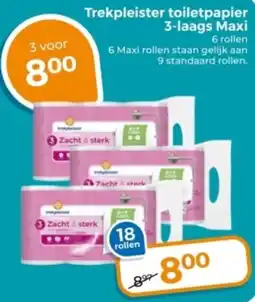 Trekpleister Trekpleister toiletpapier 3-laags Maxi aanbieding
