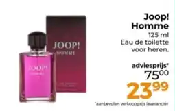 Trekpleister Joop! Homme aanbieding