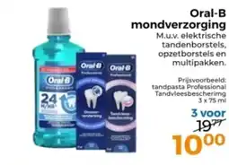 Trekpleister Oral-B mondverzorging aanbieding