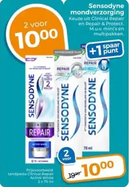 Trekpleister Sensodyne mondverzorging aanbieding