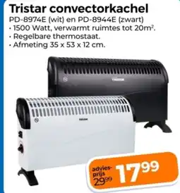Trekpleister Tristar convectorkachel aanbieding