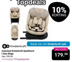 Van Asten BabySuperstore Autostoel Kinderkraft Xpedition3 I-Size Beige aanbieding