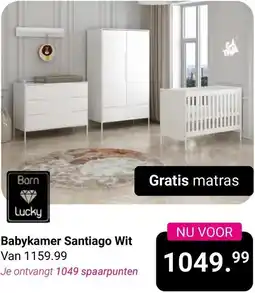 Van Asten BabySuperstore Babykamer Santiago Wit aanbieding