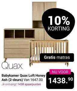 Van Asten BabySuperstore Babykamer Quax Loft Honey Ash aanbieding