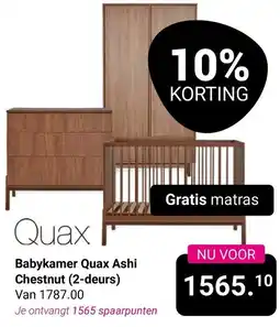 Van Asten BabySuperstore Babykamer Quax Ashi Chestnut aanbieding