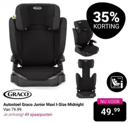 Van Asten BabySuperstore Autostoel Graco Junior Maxi I-Size Midnight aanbieding