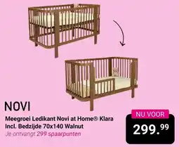 Van Asten BabySuperstore Meegroei Ledikant Novi at HomeⓇ Klara aanbieding