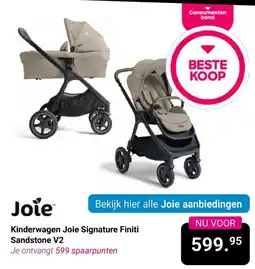 Van Asten BabySuperstore Kinderwagen Joie Signature Finiti Sandstone V2 aanbieding