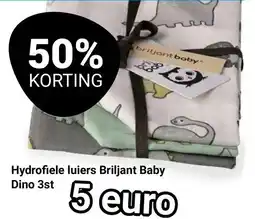 Van Asten BabySuperstore Hydrofiele luiers Briljant Baby Dino 3st aanbieding