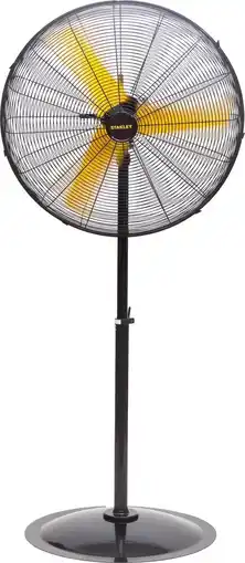 Praxis Stanley staande ventilator 76cm zwart aanbieding
