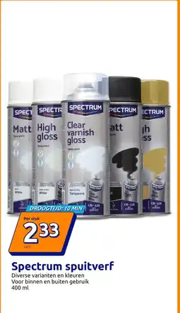 Action Spectrum spuitverf aanbieding