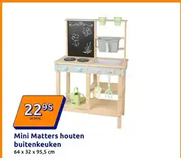 Action Mini Matters houten buitenkeuken aanbieding
