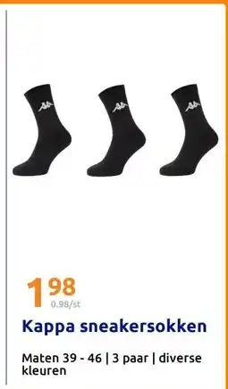 Action Kappa sneakersokken aanbieding
