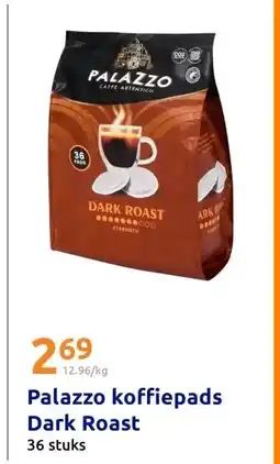 Action Palazzo koffiepads Dark Roast aanbieding