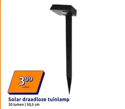 Action Solar draadloze tuinlamp aanbieding