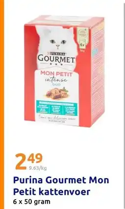 Action Purina Gourmet Mon Petit kattenvoer aanbieding