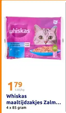 Action Whiskas maaltijdzakjes Zalm aanbieding