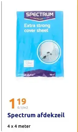 Action Spectrum afdekzeil aanbieding