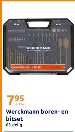 Action Werckmann boren- en bitset aanbieding