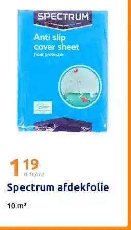 Action Spectrum afdekfolie aanbieding