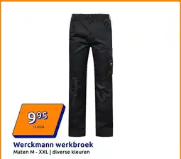 Action Werckmann werkbroek aanbieding