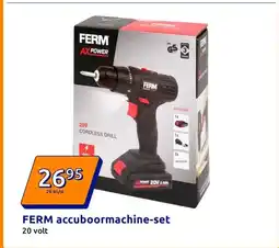 Action FERM accuboormachine-set aanbieding