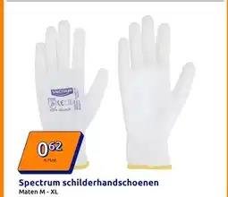 Action Spectrum schilderhandschoenen aanbieding