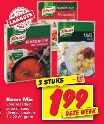 Nettorama Knorr Mix 22-80g aanbieding