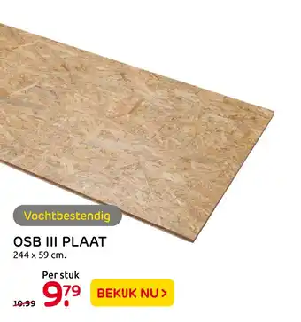 Praxis Osb III Plaat aanbieding