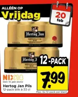 Vomar Voordeelmarkt Hertog Jan Pils aanbieding