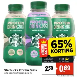 Vomar Voordeelmarkt Starbucks Protein Drink aanbieding