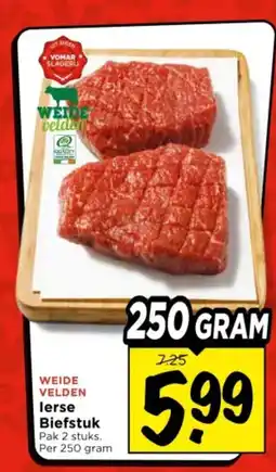 Vomar Voordeelmarkt Weide velden lerse Biefstuk aanbieding