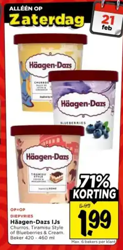 Vomar Voordeelmarkt Häagen Dazs IJs aanbieding