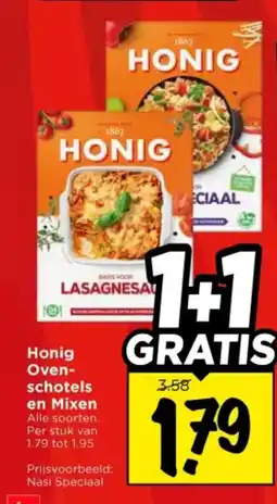 Vomar Voordeelmarkt Honig Oven schotels en Mixen aanbieding
