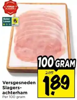 Vomar Voordeelmarkt Versgesneden Slagers achterham aanbieding