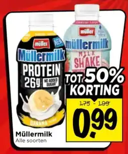 Vomar Voordeelmarkt Müllermilk aanbieding