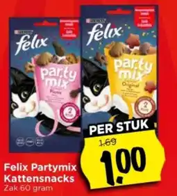 Vomar Voordeelmarkt Felix Partymix Kattensnacks aanbieding