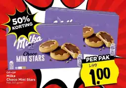 Vomar Voordeelmarkt Milka Choco Mini Stars aanbieding