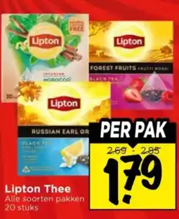 Vomar Voordeelmarkt Lipton Thee aanbieding
