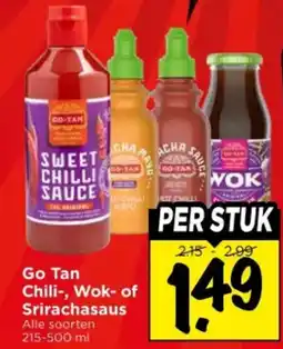 Vomar Voordeelmarkt Go Tan Chili, Wok of Srirachasaus aanbieding