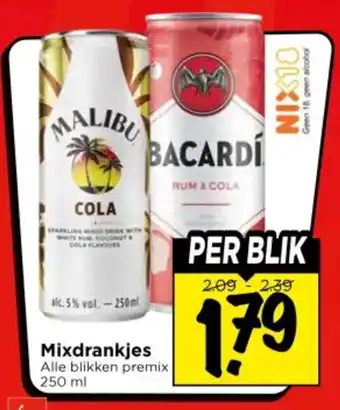 Vomar Voordeelmarkt Mixdrankjes aanbieding