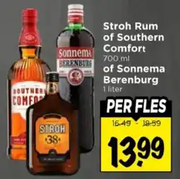 Vomar Voordeelmarkt Stroh Rum of Southern Comfort of Sonnema Berenburg aanbieding