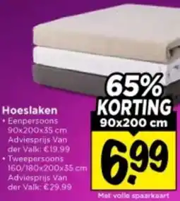 Vomar Voordeelmarkt Hoeslaken aanbieding