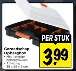 Vomar Voordeelmarkt Gereedschap Opbergbox aanbieding
