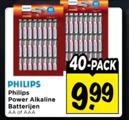 Vomar Voordeelmarkt Philips Power Alkaline Batterijen aanbieding