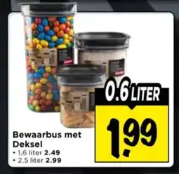 Vomar Voordeelmarkt Bewaarbus met Deksel aanbieding