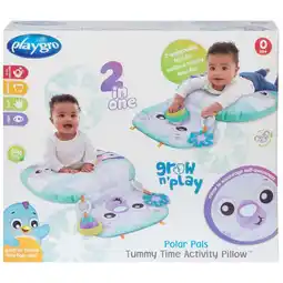 Kruidvat Playgro Polar Pals Tummy Time Activity Pillow aanbieding
