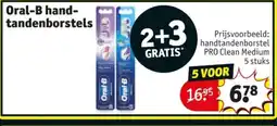 Kruidvat Oral-B hand tandenborstels aanbieding