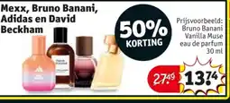 Kruidvat Mexx, Bruno Banani, Adidas en David Beckham aanbieding