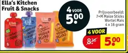 Kruidvat Ella's Kitchen Fruit & Snacks aanbieding